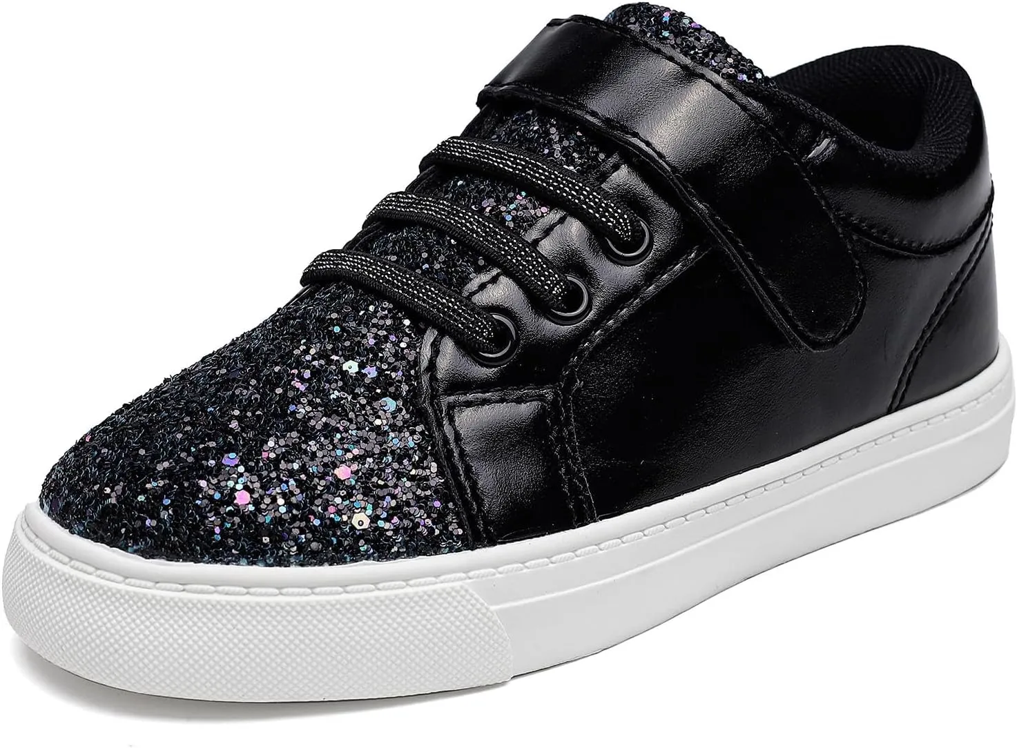 Nihaoya Baby First Walking Shoes Toddler Slip on Shoes Girls Princess Casual Sneakers Glitter Boy Running Tennis Footwear