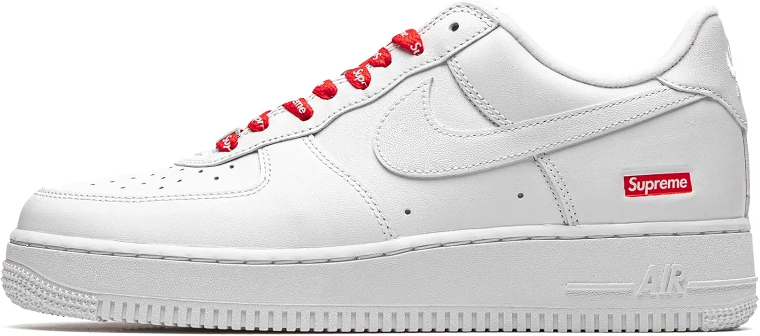 Nike mens Air Force 1 Low "Supreme - Mini Box Logo White"