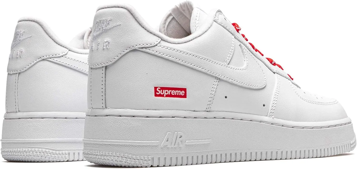 Nike mens Air Force 1 Low "Supreme - Mini Box Logo White"