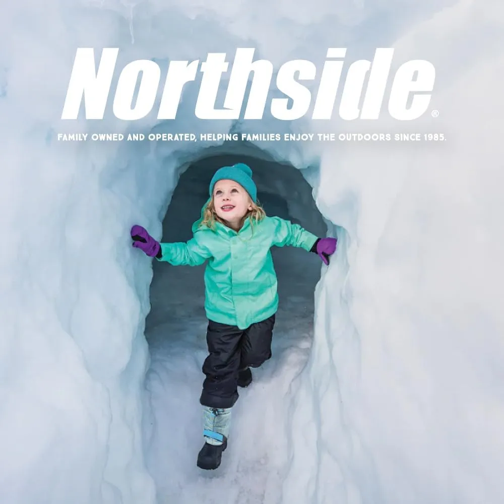 Northside Frosty Insulated Winter Snow Boots for Girls and Boys with Rugged, Water Resistant Nylon Upper, Quick-Drying Lining, Removable EVA Insole, and Durable TPR Outsole