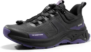 NORTIV 8 Women's Lightweight Hiking Shoes Quick Laces Outdoor Fashion Sneakers