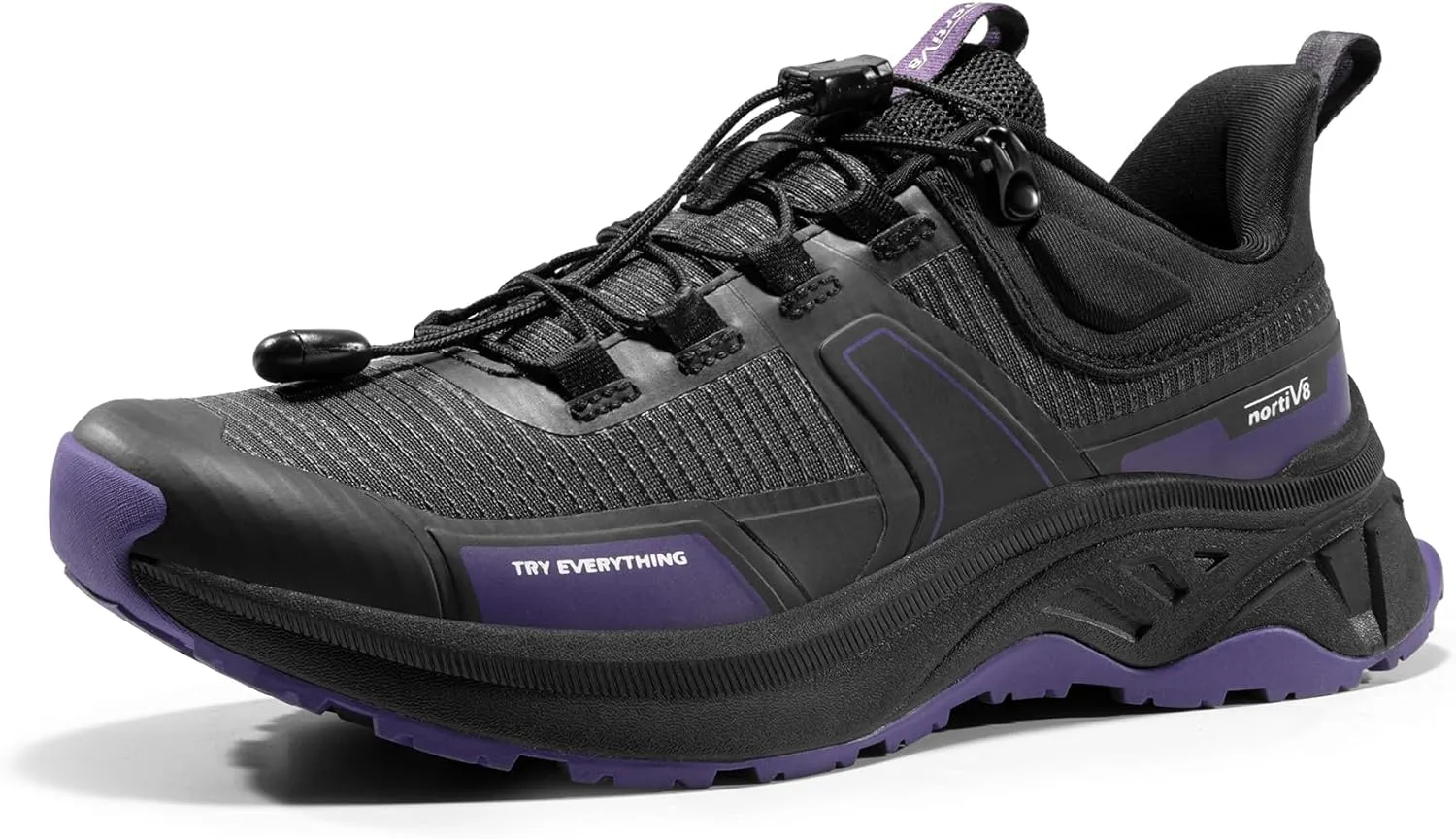 NORTIV 8 Women's Lightweight Hiking Shoes Quick Laces Outdoor Fashion Sneakers