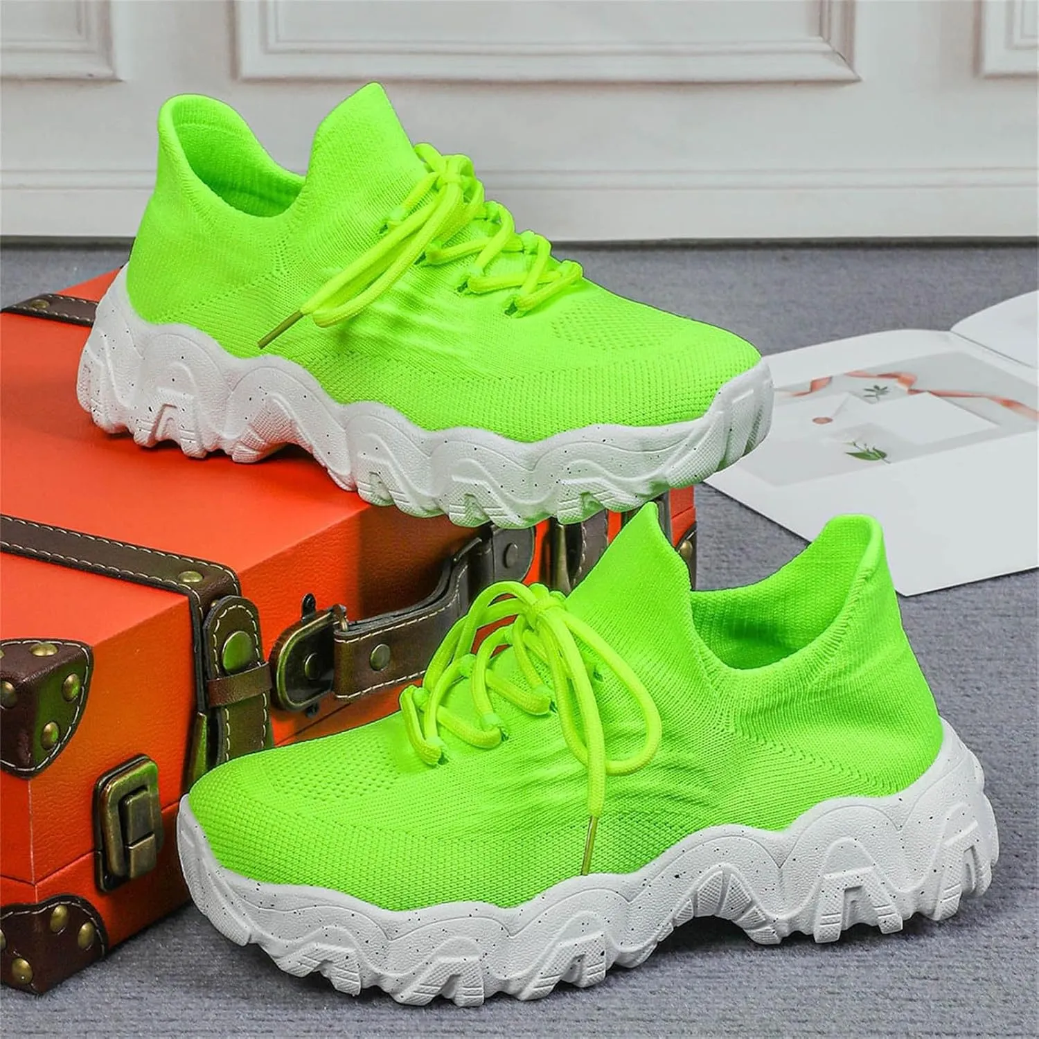 Nurse Babe Shoes,Ortho Comfort Shoes Women,Ortho Pro Classic Sneaker,Women's Mesh Orthopedic Running Walking Sneakers Lightweight Breathable Lace Up Tennis Sneakers