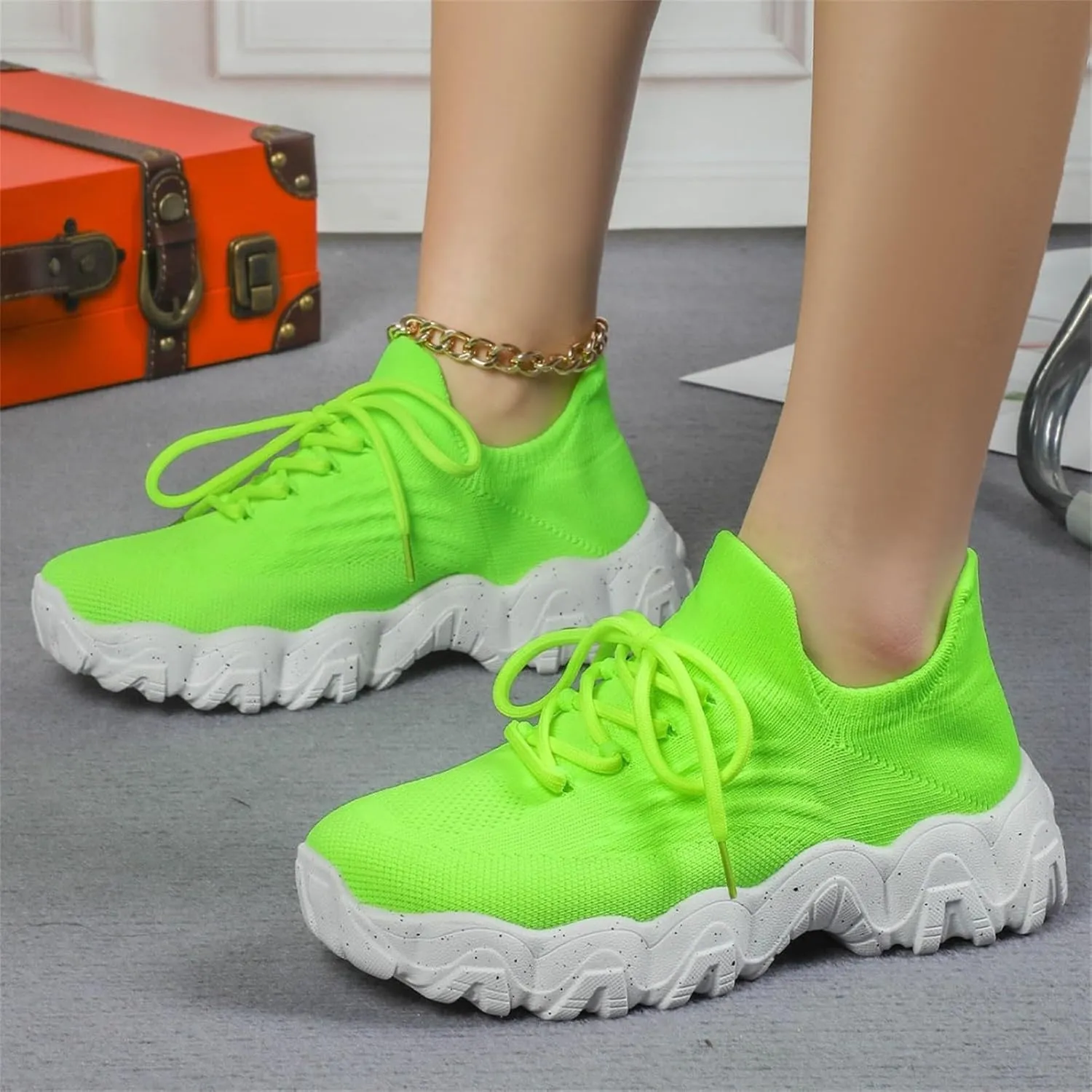 Nurse Babe Shoes,Ortho Comfort Shoes Women,Ortho Pro Classic Sneaker,Women's Mesh Orthopedic Running Walking Sneakers Lightweight Breathable Lace Up Tennis Sneakers