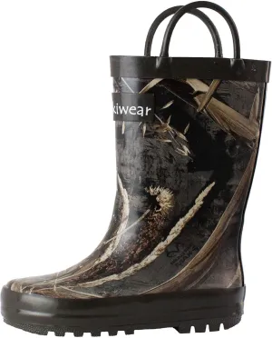 OAKI Toddler Rain Boots - Perfect Kids Rain Boots for Any Weather - Durable Rubber Baby Rain Boots Keep Little Feet Dry, Lightweight Waterproof with Easy-on Handle