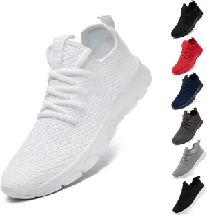 Oltyutc Men Women Tennis Shoes Lightweight Breathable Running Shoes Walking Gym Workout Athletic Comfortable Fashion Sneakers