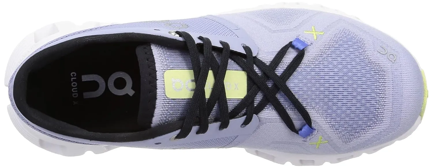 ON Women's Cloud X 3 Sneakers, Nimbus/White,9.5