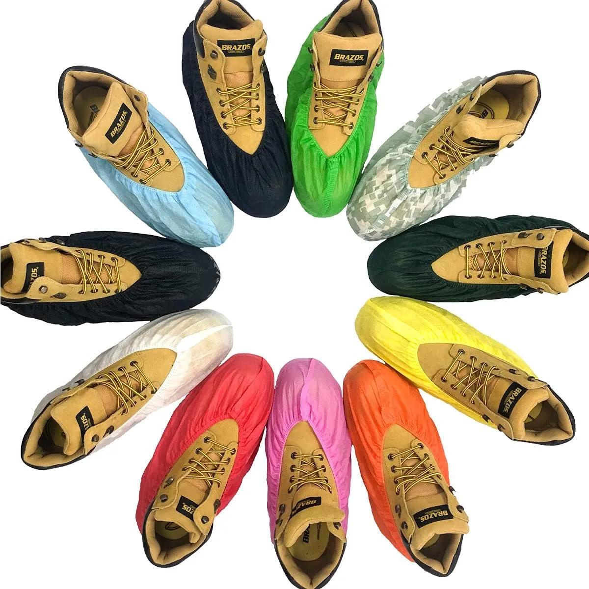 Original Disposable, Extra-Large Boot and Shoe Covers, Thicker & Stronger, Durable Protection for Floors - 50 Pairs