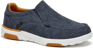 OrthoComfoot Men's Orthopedic Comfortable Slip-On Shoes with Arch Support, Orthotic Loafers for Plantar Fasciitis, Canvas Leisure Vintage Flat Walking Shoes for Foot and Heel Pain Relief