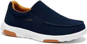 OrthoComfoot Men's Orthopedic Slip On Loafers Walking Shoes with Arch Support: Suede Leather Dress Slip-Ons Loafers for Plantar Fasciitis, Comfortable Non-Slip Shoes for Foot and Heel Pain Relief