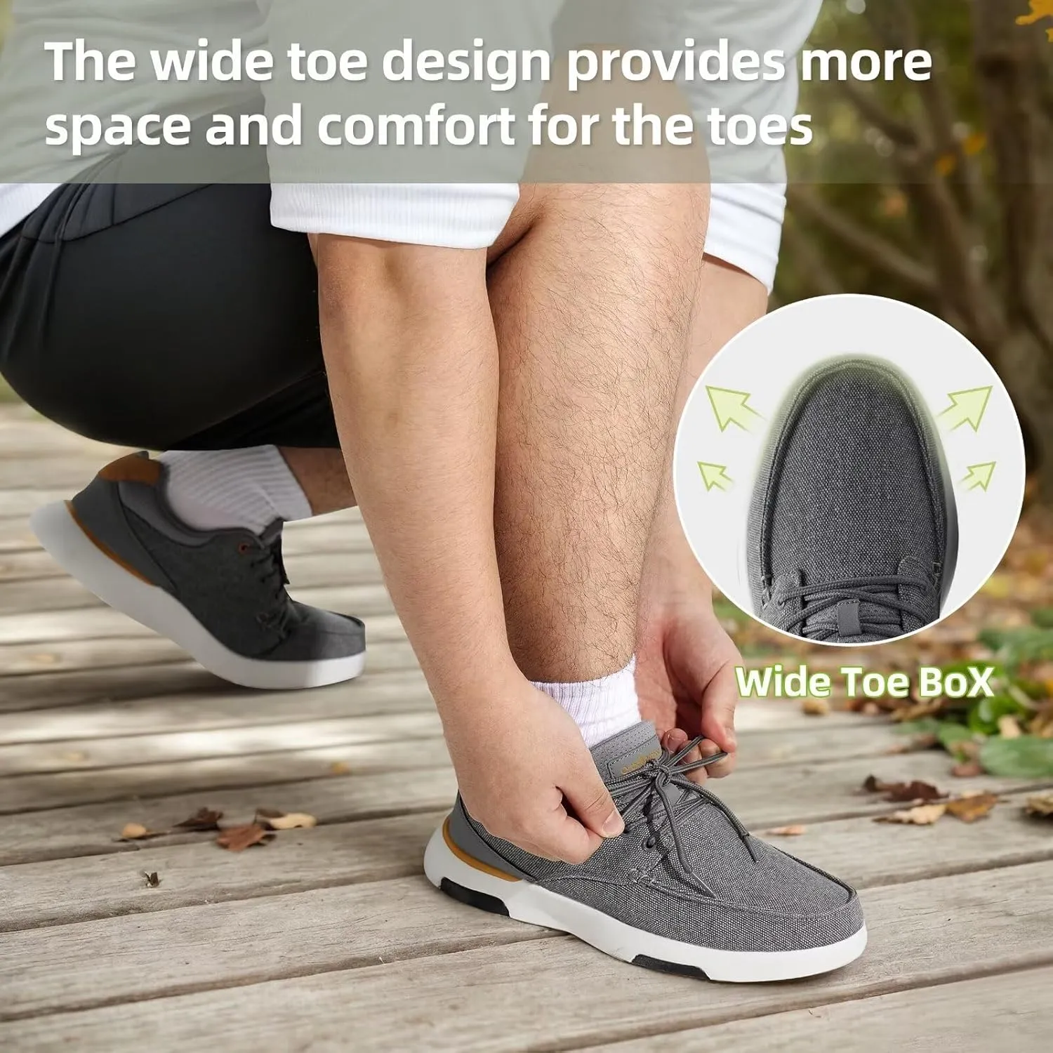 OrthoComfoot Men's Orthopedic Walking Shoes with Arch Support: Comfortable Casual Plantar Fasciitis Shoes for Flat Feet, Adjustable Cushion Orthotic Fashion Sneakers for Foot and Heel Pain