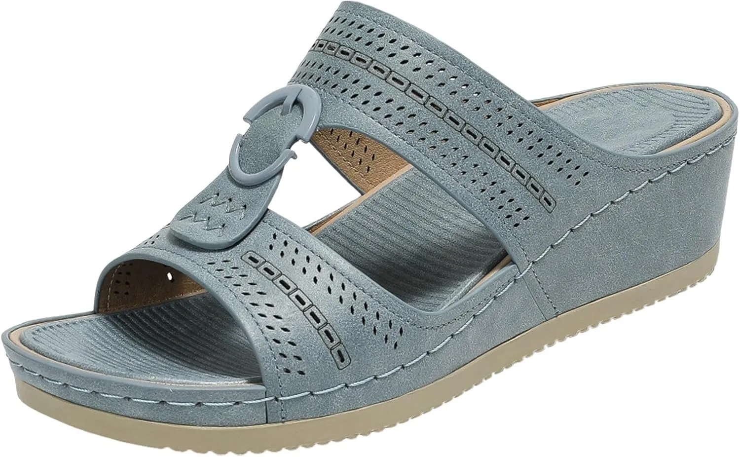 orthopaedic shoes, women's flip flops, elegant, open toe comfortable leisure mules, trendy summer outdoor beach sandals, slippers