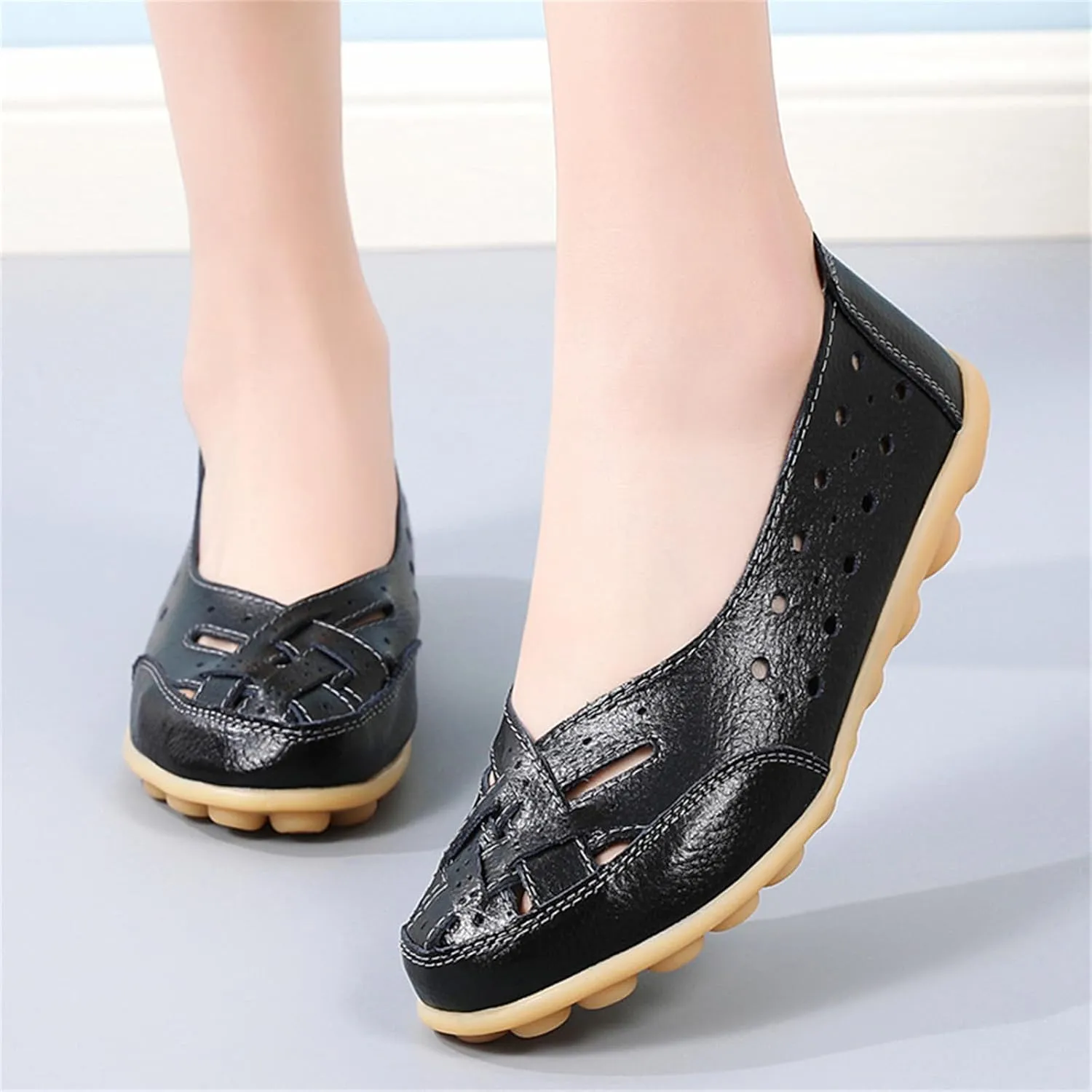 Orthopedic Loafers in Breathable Leather, Orthopedic Loafers for Women, Orthopedic Shoes for Women