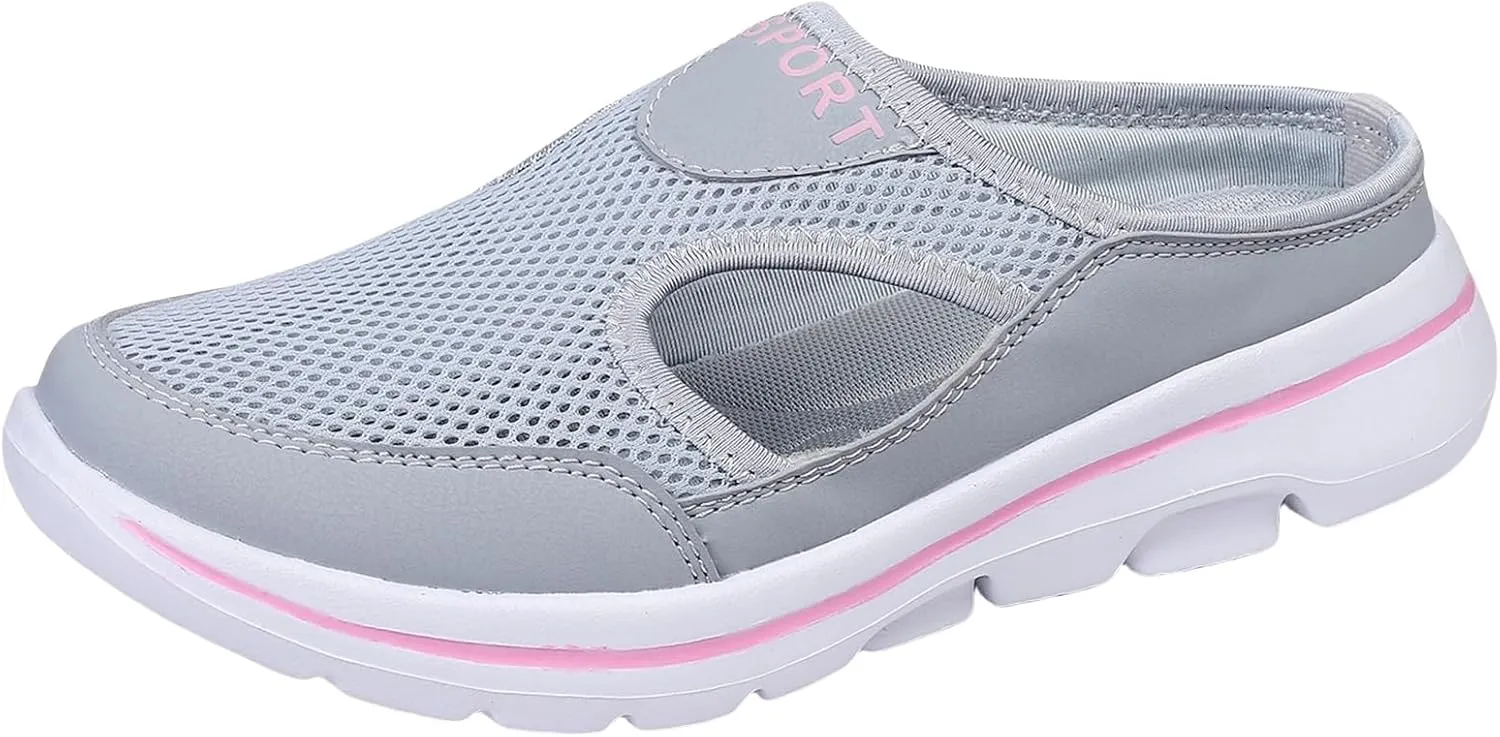 Orthopedic Sandals for Women Comfort Breathable Mesh Slippers Closed Toe Slides Sandal Lightweight Sport Shoes