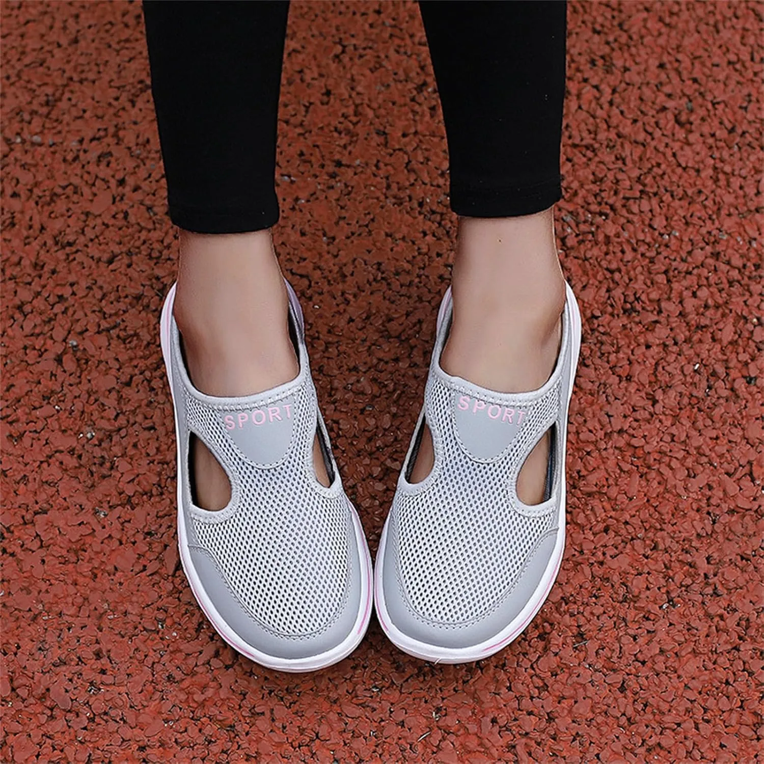 Orthopedic Sandals for Women Comfort Breathable Mesh Slippers Closed Toe Slides Sandal Lightweight Sport Shoes