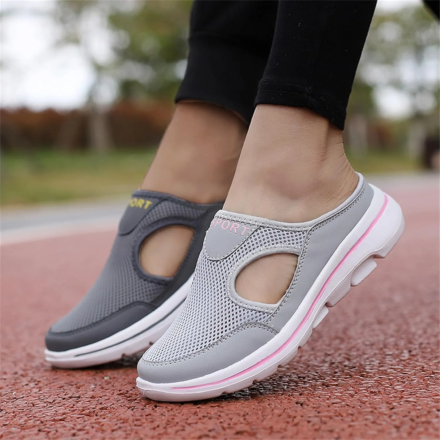 Orthopedic Sandals for Women Comfort Breathable Mesh Slippers Closed Toe Slides Sandal Lightweight Sport Shoes