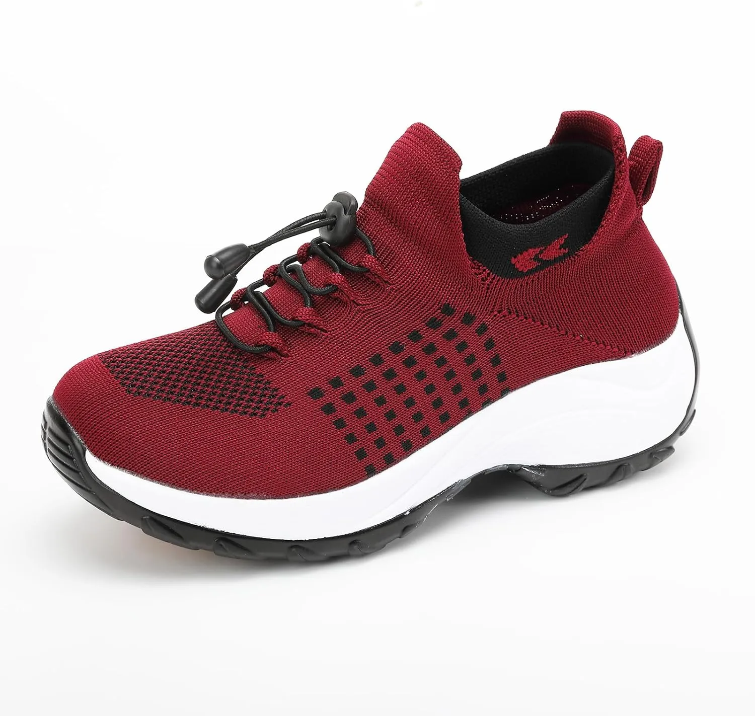 Orthopedic Shoes for Women Slip On Trainers Comfortwear Ortho Stretch Cushion Shoes Walking Shoe Modern Jazz Dance Sneakers Wedge Running Footwear Casual Platform Loafers Thick Bottom