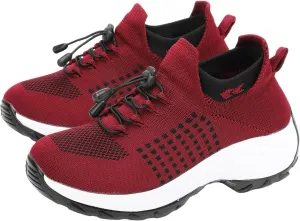 Orthopedic Shoes for Women Slip On Trainers Comfortwear Ortho Stretch Cushion Shoes Walking Shoe Modern Jazz Dance Sneakers Wedge Running Footwear Casual Platform Loafers Thick Bottom