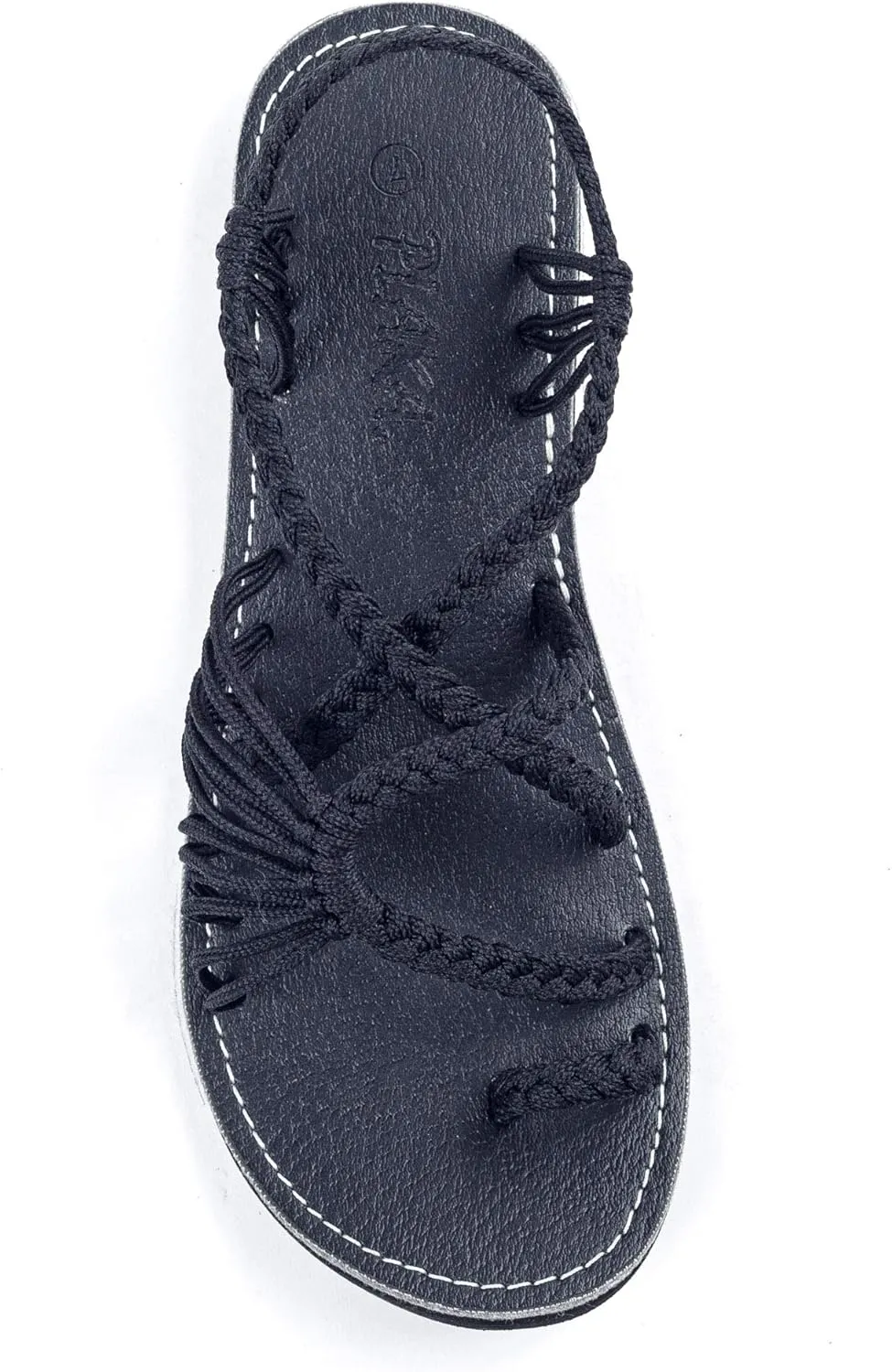 Plaka Flat Sandals for Women Palm Leaf