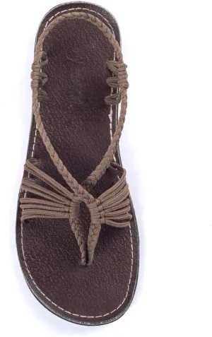 Plaka Seashell Comfortable Womens Sandals | Strappy Sandals for Women Dressy Style Perfect for Beach Walk and Poolside