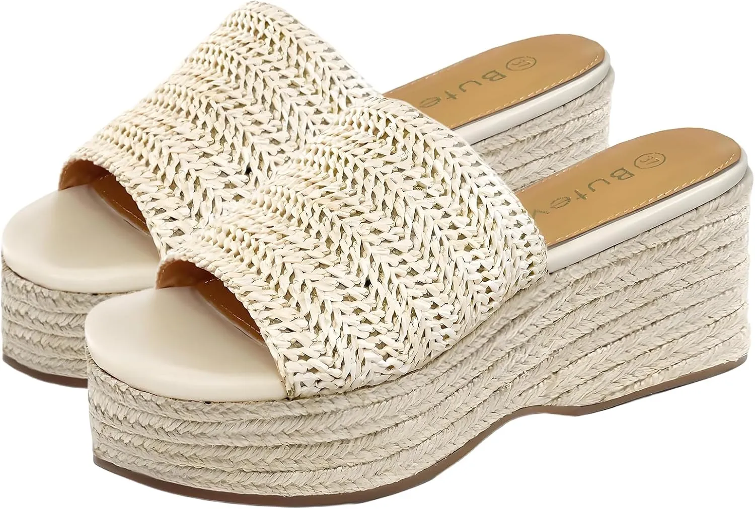 Platform Sandals Espadrilles for Women Wedge Sandals Open Toe Fashion Beach Sandals Spring Summer Shoes for Vacation