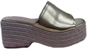 Platform Slip on Espadrille Sandals for Women Wedges Slides Bohemia Sandals Flatform Open Toe Beach Sandals