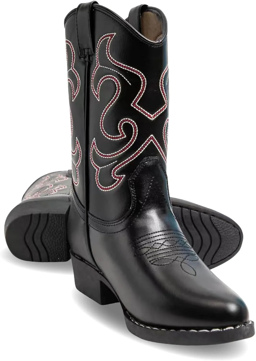 Premium Kids Cowboy Boots - Comfort Fit Toddler Cowboy Boots - Boys and Girls Cowboy Boots Durable & Stylish Western Wear for Young Riders