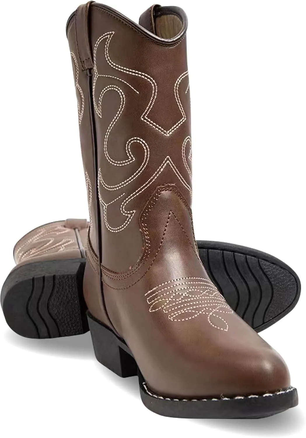 Premium Kids Cowboy Boots - Comfort Fit Toddler Cowboy Boots - Boys and Girls Cowboy Boots Durable & Stylish Western Wear for Young Riders