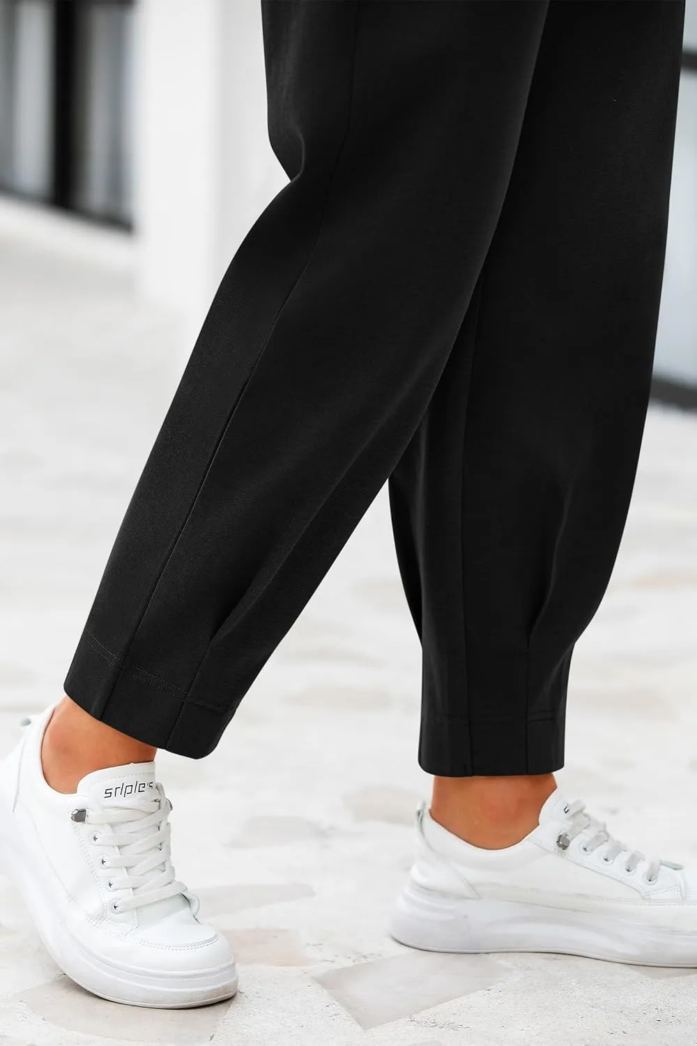 PRETTYGARDEN Women's High Waisted Pants Dressy Casual Ankle Length Work Office Trouser Slacks with Pockets