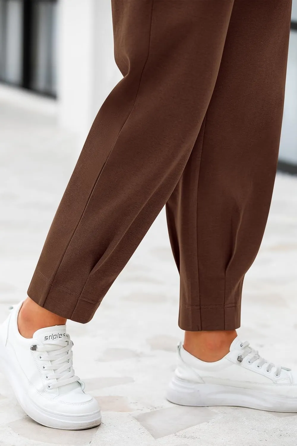 PRETTYGARDEN Women's High Waisted Pants Dressy Casual Ankle Length Work Office Trouser Slacks with Pockets