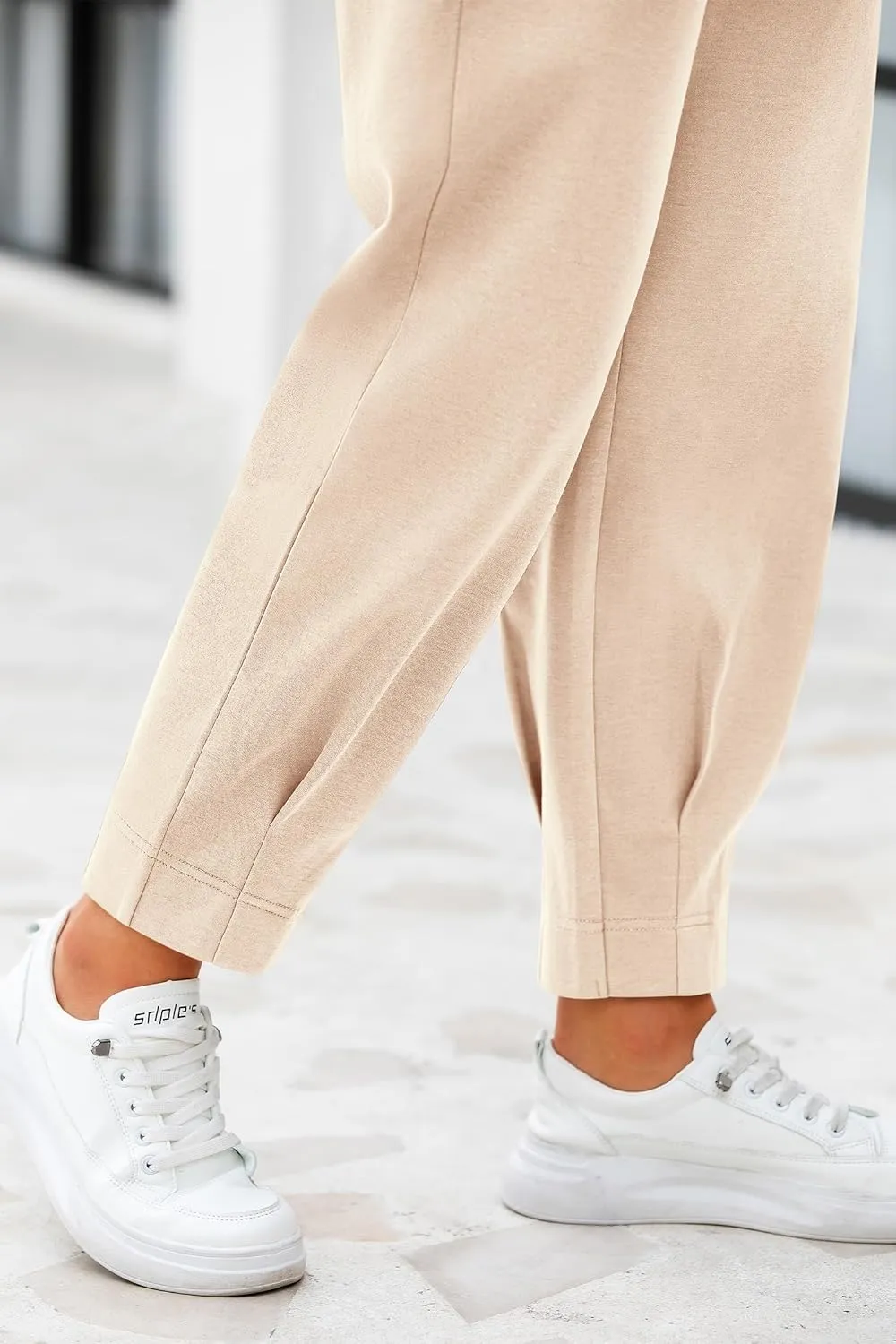 PRETTYGARDEN Women's High Waisted Pants Dressy Casual Ankle Length Work Office Trouser Slacks with Pockets