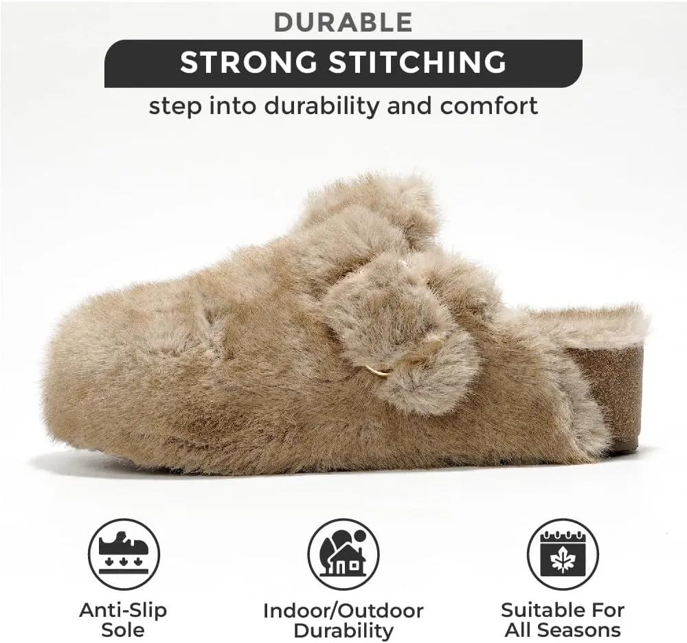Project Cloud Clogs for Women Footwear - Memory Foam and Non-Slip Platform Wedges Heels for Women Mules & Clogs 2025 - Comfortable Stylish Slip-On with Adjustable Straps (Rhona)
