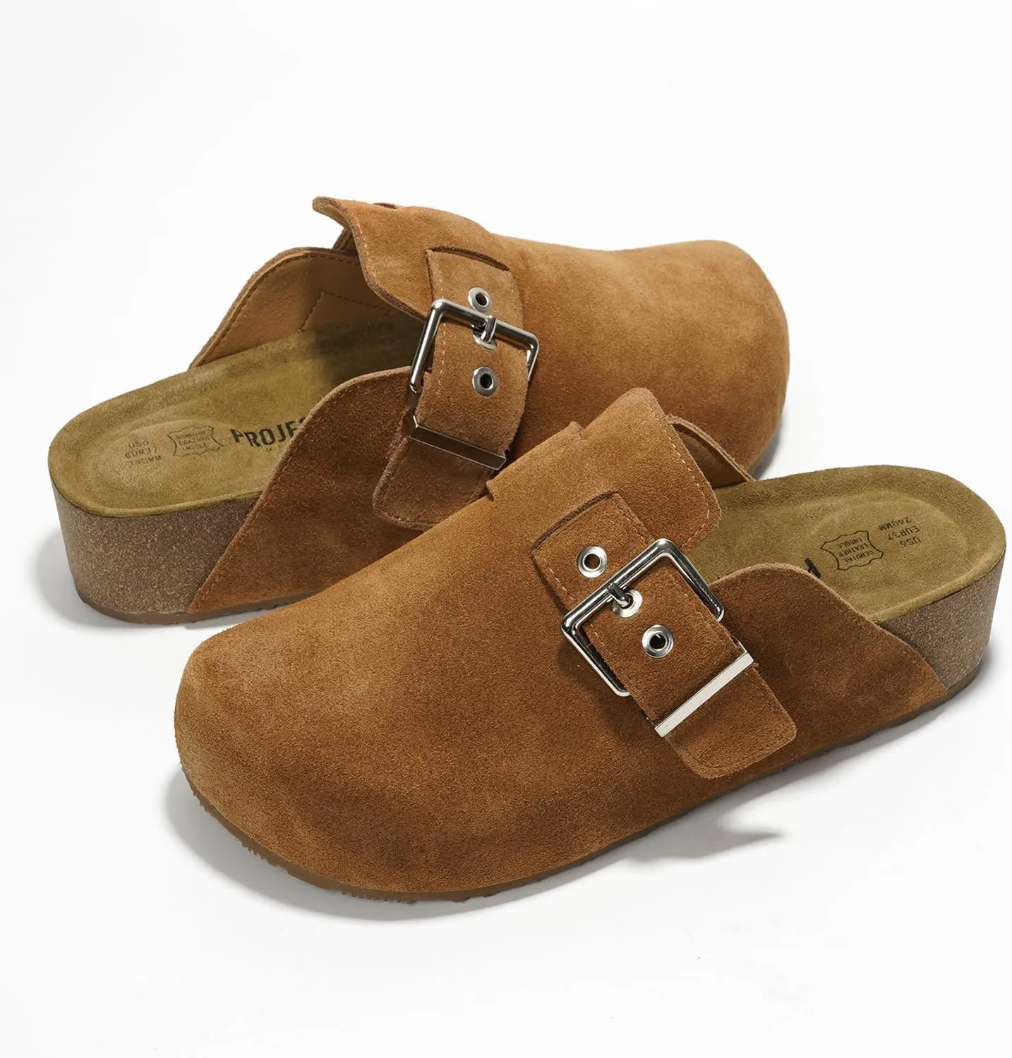 Project Cloud Clogs for Women Footwear - Memory Foam and Non-Slip Platform Wedges Heels for Women Mules & Clogs 2025 - Comfortable Stylish Slip-On with Adjustable Straps (Rhona)