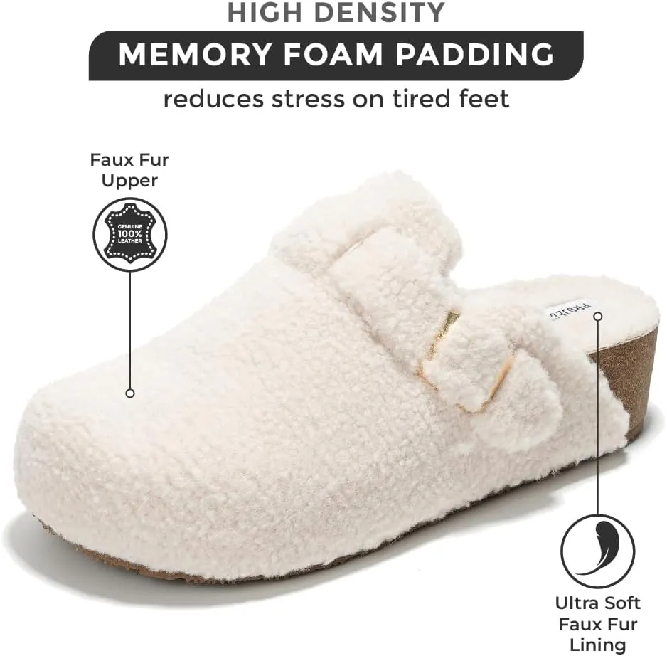 Project Cloud Clogs for Women Footwear - Memory Foam and Non-Slip Platform Wedges Heels for Women Mules & Clogs 2025 - Comfortable Stylish Slip-On with Adjustable Straps (Rhona)