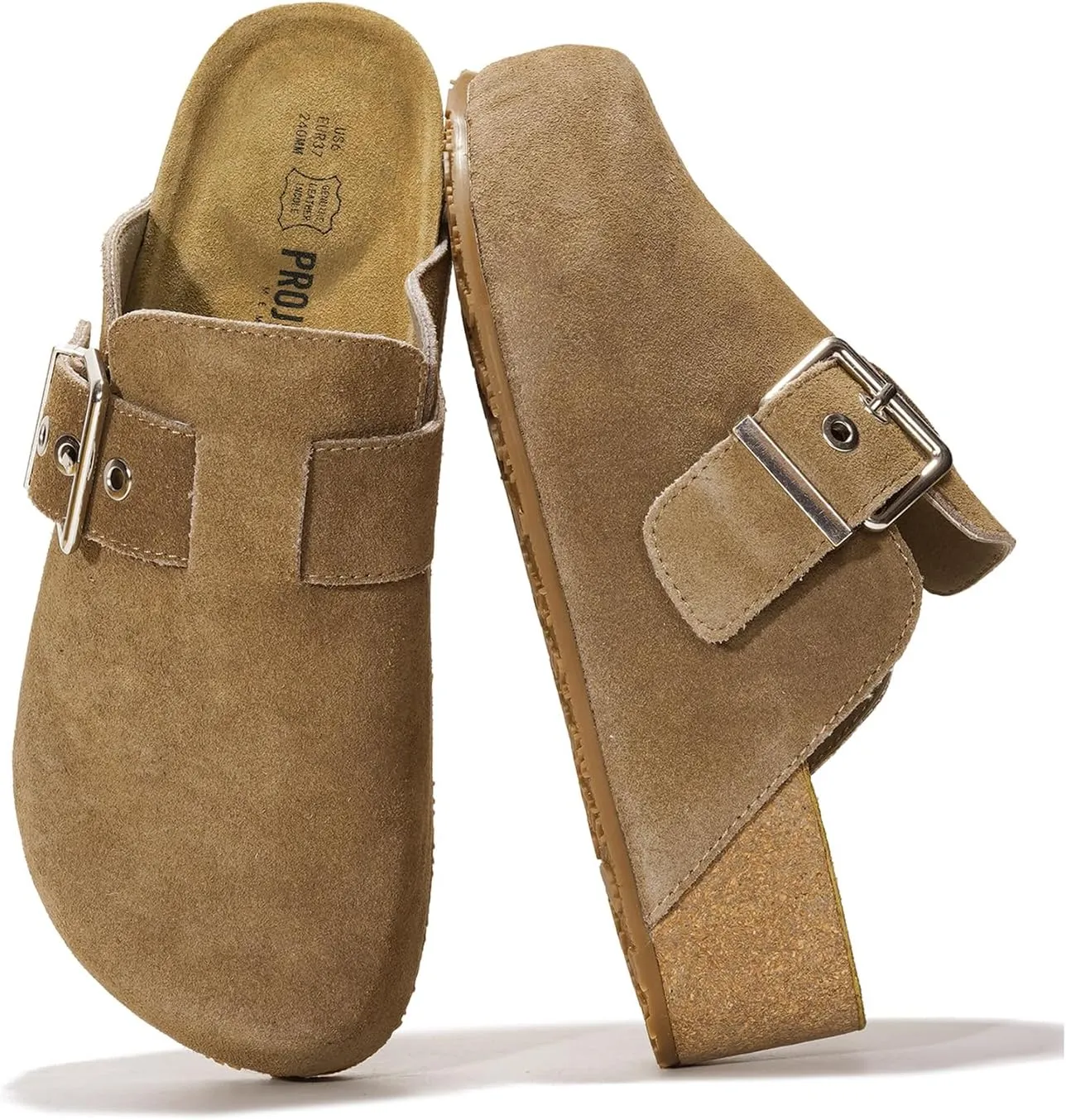 Project Cloud Clogs for Women Footwear - Memory Foam and Non-Slip Platform Wedges Heels for Women Mules & Clogs 2025 - Comfortable Stylish Slip-On with Adjustable Straps (Rhona)