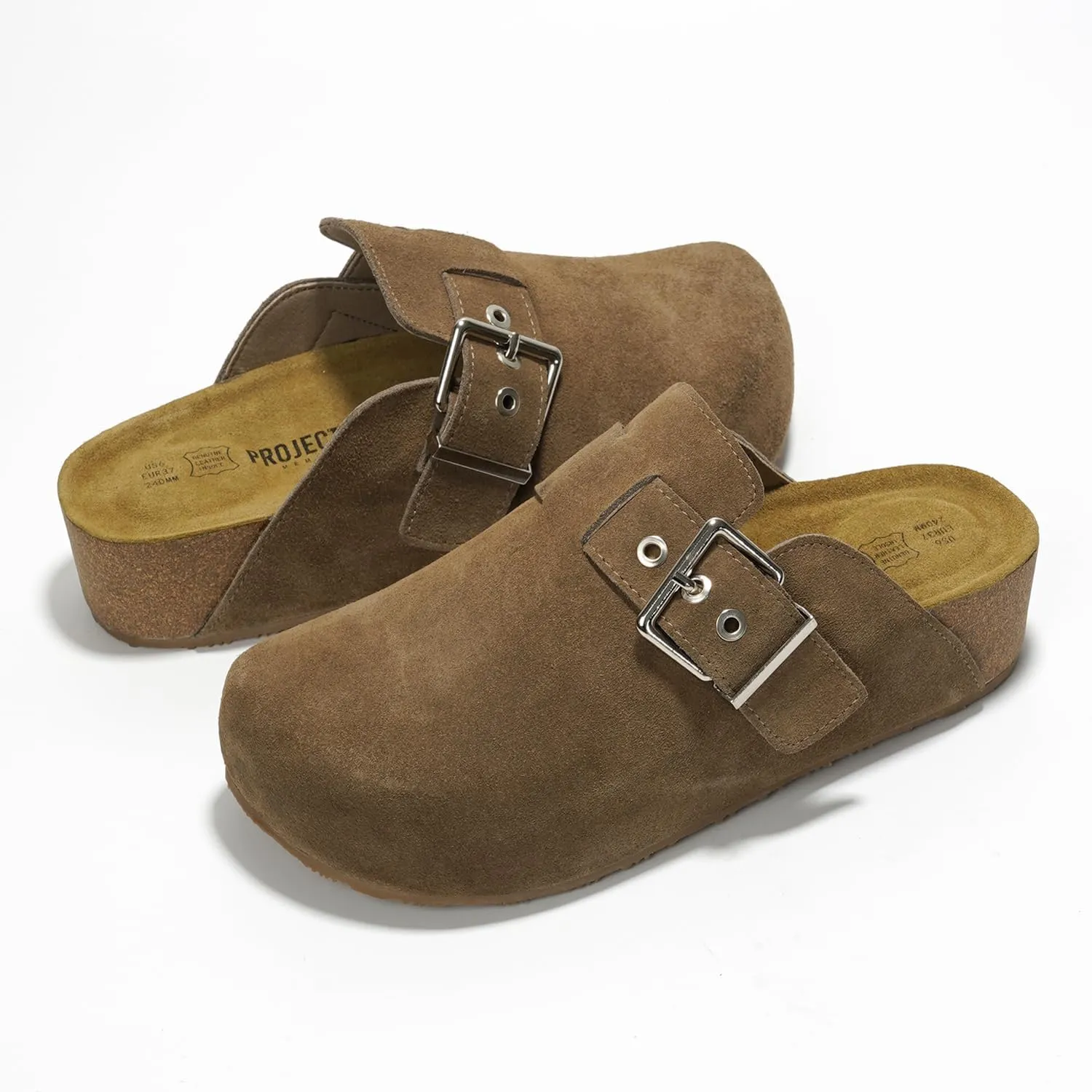 Project Cloud Clogs for Women Footwear - Memory Foam and Non-Slip Platform Wedges Heels for Women Mules & Clogs 2025 - Comfortable Stylish Slip-On with Adjustable Straps (Rhona)