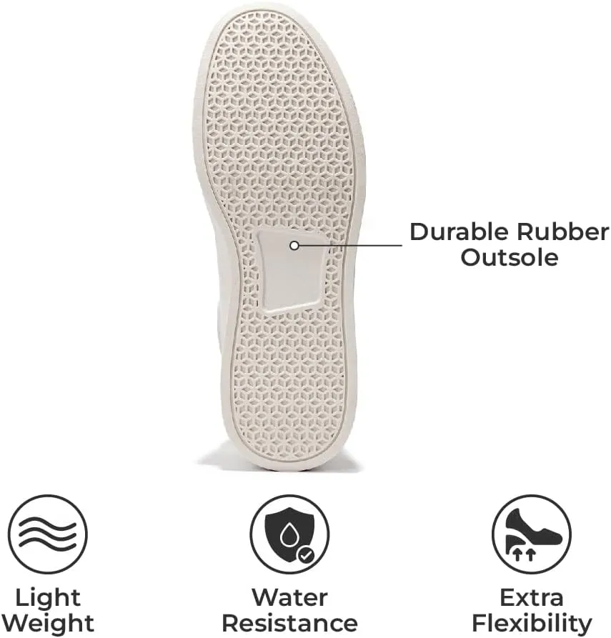 Project Cloud Mens Casual Shoes – Stylish and Lightweight Men's Fashion Sneakers with Memory Foam Insole – Non Slip Laced-Up Casual Shoes for Men for All-Day Wear (Tilton)