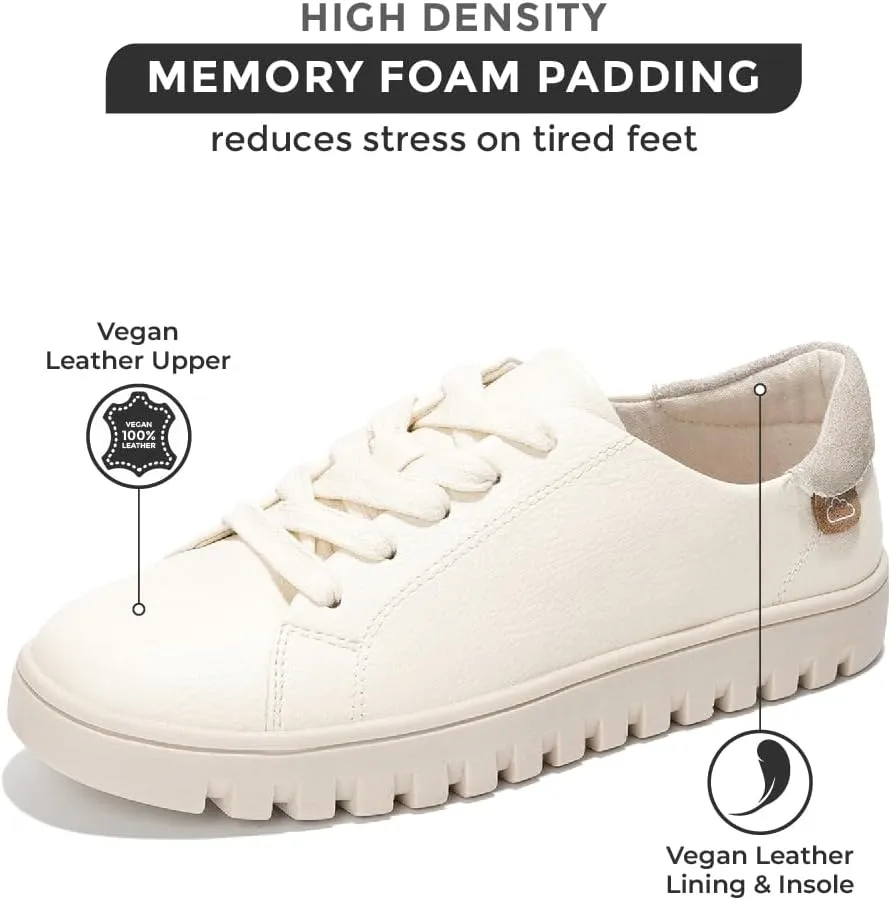 Project Cloud Platform Sneakers for Women - Non Slip Womens Sneakers with Memory Foam - Lightweight Lace Up Summer Shoes for Women for 2025 (Paisley)