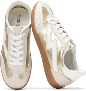 Project Cloud Sneakers for Women - Lace-Up Shoes for Women Trendy Women Sneakers with Memory Foam Insole Women's Fashion Sneakers Non-Slip Womens Shoes (Irita)