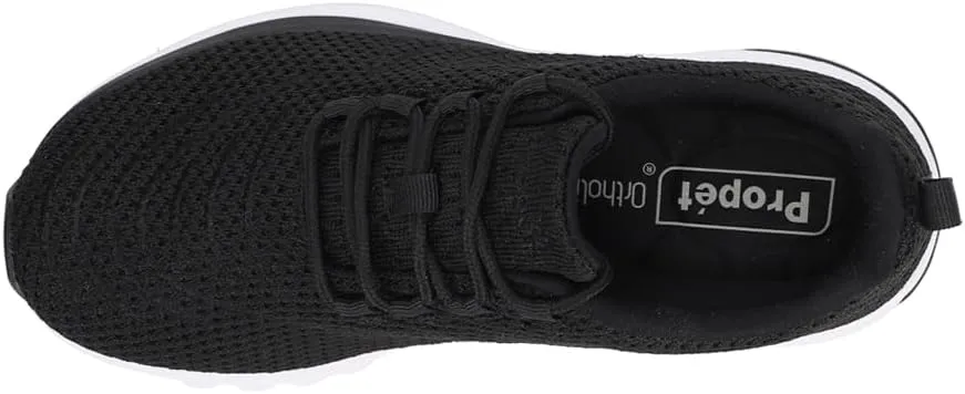 Propet Womens Tour Knit Walking Sneakers Shoes Casual - Off White