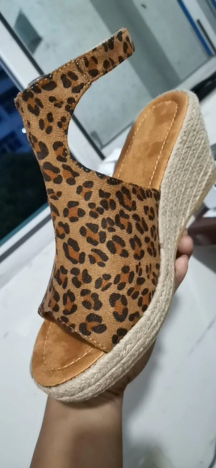 Rattan Sandals Raffia Wedge Espadrilles for Women Slingback Dress Shoes Platform Heel Slip On Casual House Slippers Lightweight Breathable Open Toes Casual Walking Slides Summer Beach Party Vacation