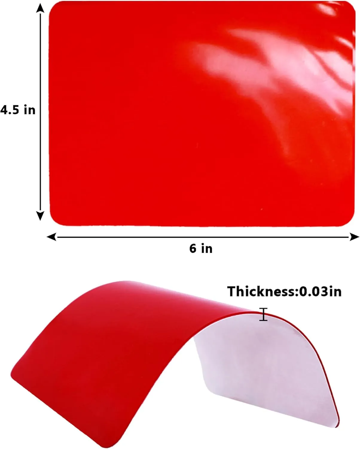 Red Bottom Shoe Sole Protector for Christian Louboutin, Heel and Metatarsal Grip Pads (Large Foot Pads 4 Pairs)