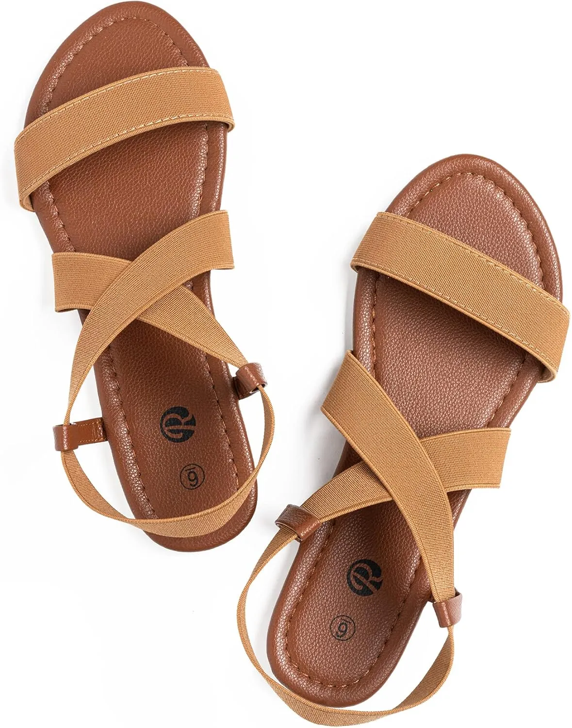 Rekayla Flat Elastic Sandals for Women