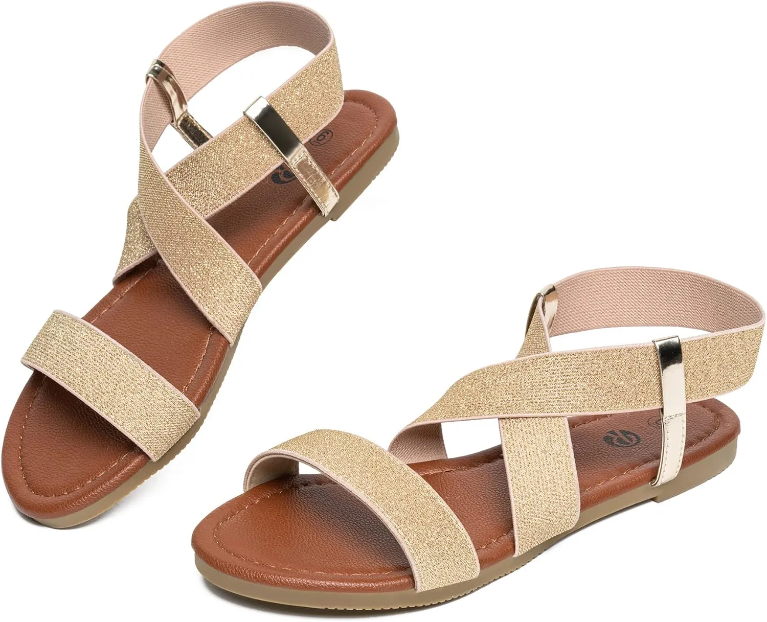 Rekayla Flat Elastic Sandals for Women
