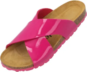 Rianel Women's Mules - Comfortable Sandals with Crossed Straps - Slippers - Fashionable Summer Shoes
