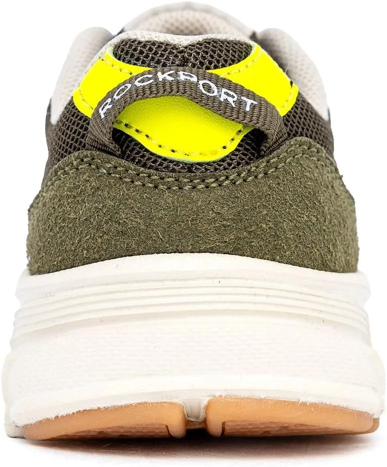 Rockport Kids Boys Bungee Sneakers – Slip-On Running Shoes with Cushioned Sole, Breathable Mesh & Durable Grip (Toddler/Little Kid Sizes)