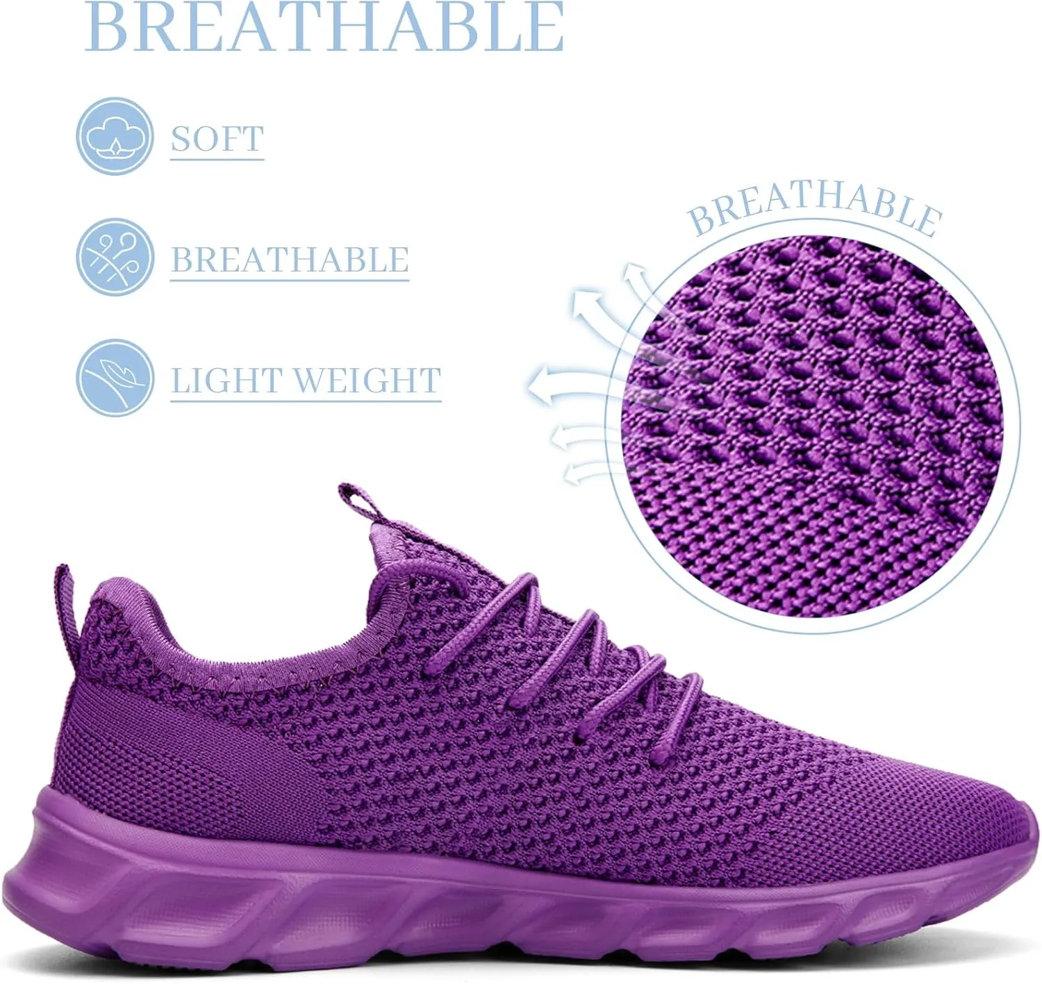 Running Shoes Mens Womens Walking Tennis Gym Sneakers Slip On Comfortable Lightweight Athletic Workout Casual Fashion Sports Shoes