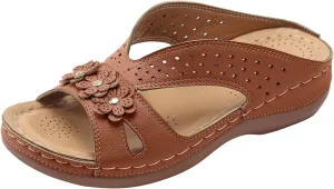 Sandals for Women Wedge Shoes Slip on Dressy Slippers Summer Comfortable Slides Sandals Arch Support Shoes2