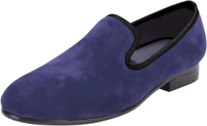 Santimon Men's Loafers & Slip-Ons Prom Dress Velvet Penny Loafers Fashion Tuxedo Wedding Casual Business Luxury Shoes Smoking Party Disco Moccasins for Men