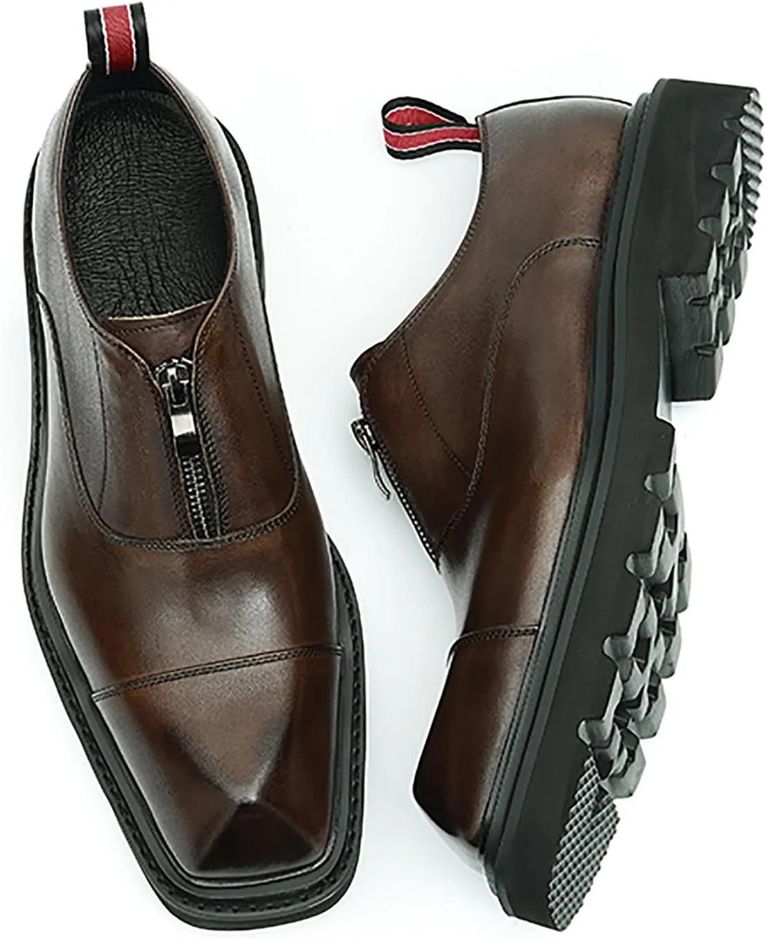 Santimon Men's Loafers Formal Dress Leather Slip On Walking Shoes Business Wedding Casual Fashion Sneakers Summer Shoes for Men